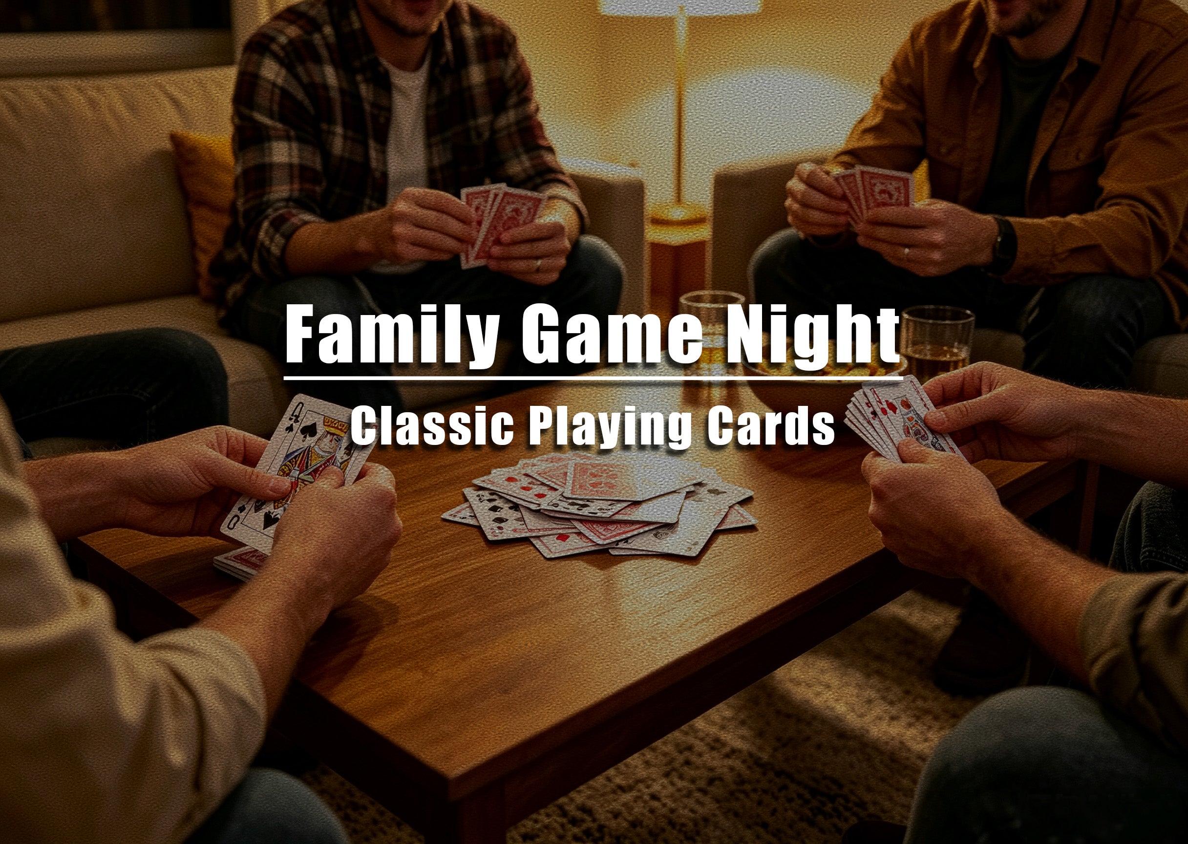 No.888 Classic Poker Playing Cards - Premium Paper Deck, Set of 6