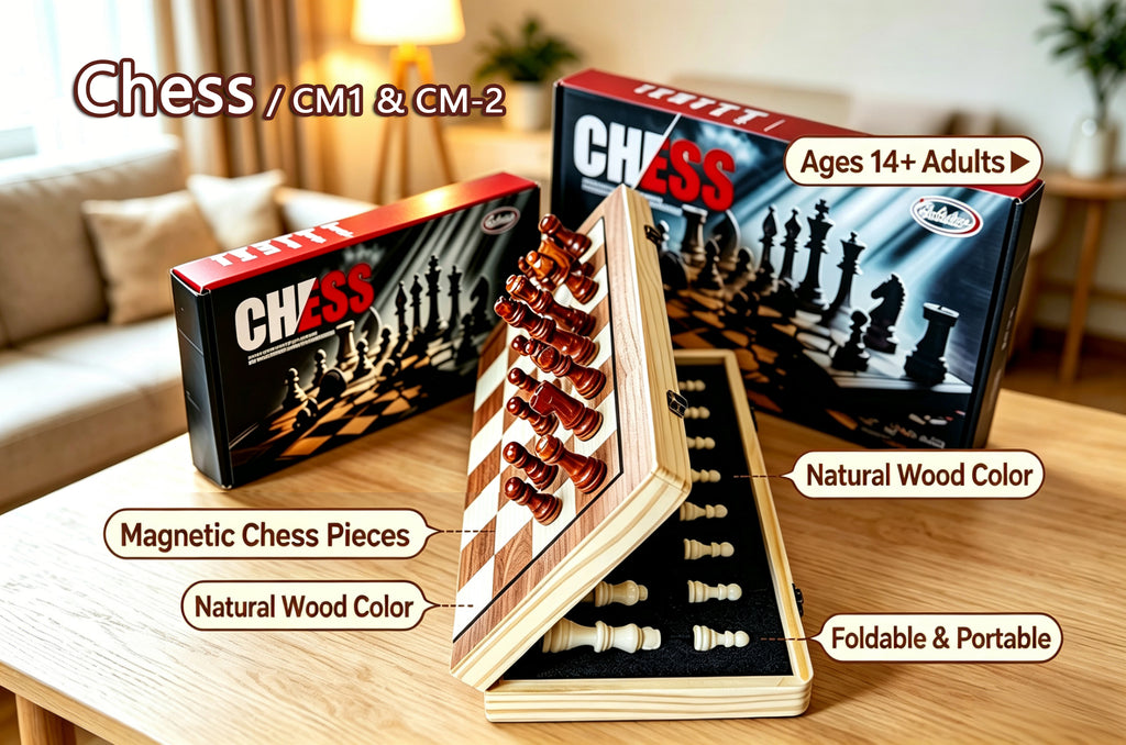 Chess Set Collection – Magnetic Travel – (CM-1 & CM-2)