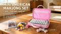Mini American Mahjong Set - 166 Tiles with Carry Case