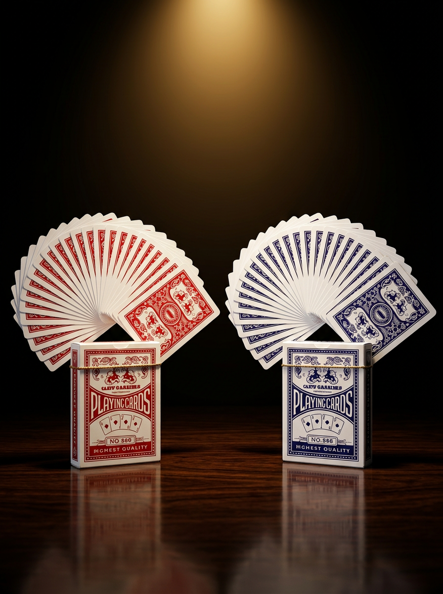No.888 Classic Poker Playing Cards - Premium Paper Deck, Set of 6