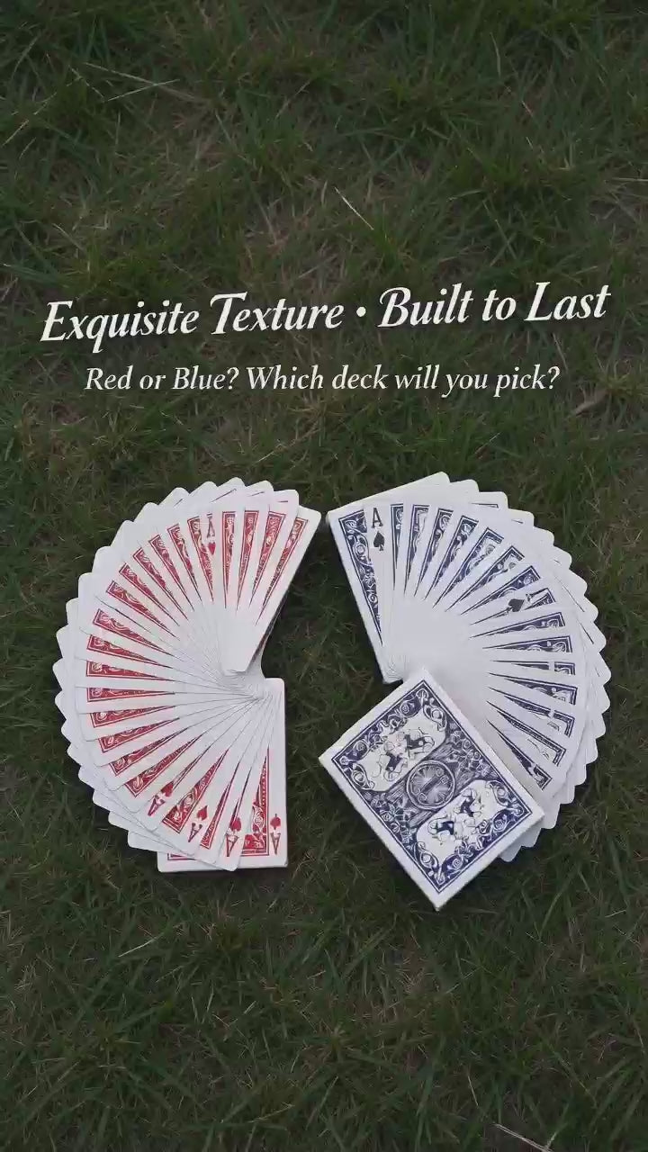 No.888 Classic Poker Playing Cards - Premium Paper Deck, Set of 6